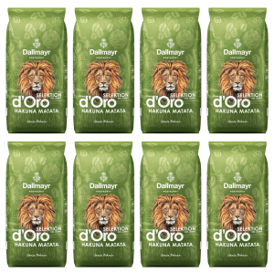 8x Dallmayr Selektion Hakuna Matata 1kg whole bean