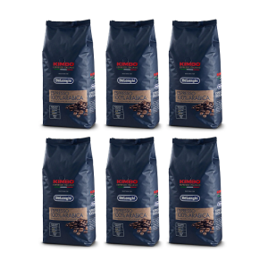 6x Kimbo Delonghi 100% Arabica 1 kg whole bean