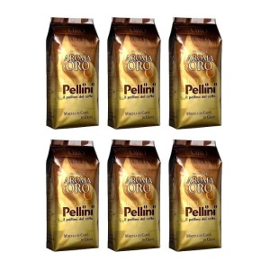 6x Pellini Aroma Oro 1 kg ziarnista