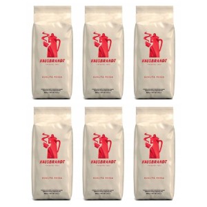 6x Hausbrandt Rossa 1kg ziarnista