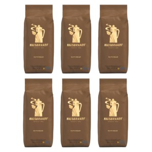6x Hausbrandt Superbar 1 kg ziarnista