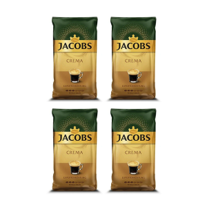 4x Jacobs Cafe Crema Gold 1 kg ziarnista