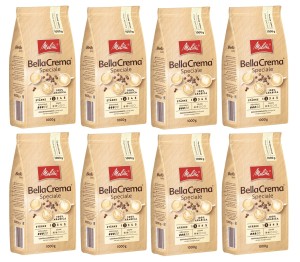 8x Melitta BellaCrema Speciale 1 kg ziarnista
