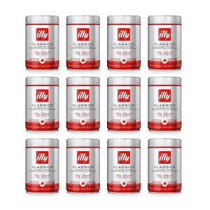 12x Illy Classico 250 g mielona puszka