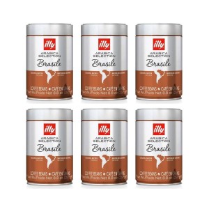 6x Illy MonoArabica Brazil 250g ziarnista (puszka)