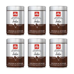 6x Illy MonoArabica India 250g ziarnista