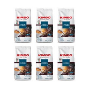 6x Kimbo Espresso Classico 1kg ziarnista