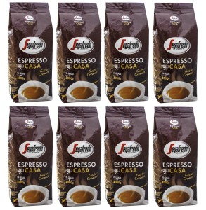 8x Segafredo Casa 1 kg ziarnista