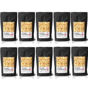 10x Crema Espresso Kawa ziarnista 1kg