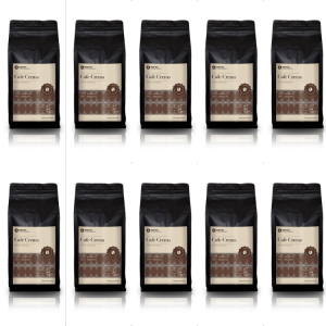 10x Cafe Crema Kawa ziarnista 1kg