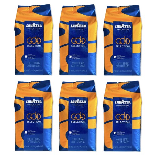 6x Lavazza Gold Selection 1kg ziarnista