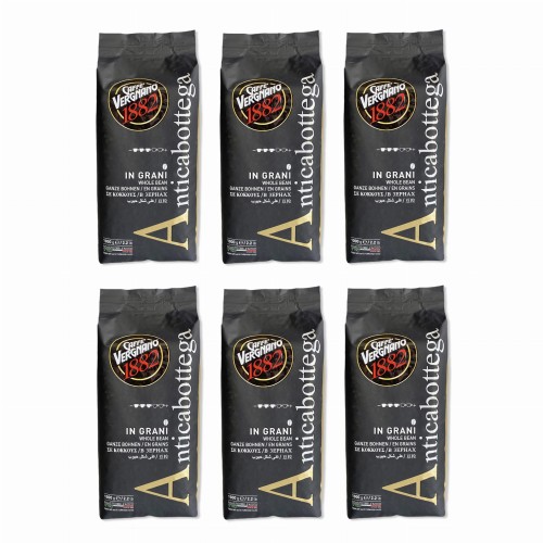 6x Vergnano Antica Bottega 1 kg ziarnista