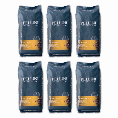 6x Pellini Espresso Bar Vivace 1kg ziarnista
