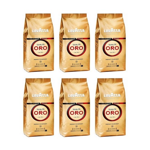 6x Lavazza Qualita Oro 1kg