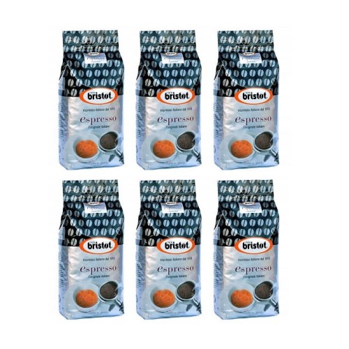 6x Bristot Espresso 1 kg ziarnista