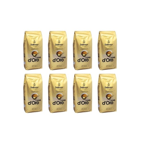 8x Dallmayr Crema D’Oro 1 kg ziarnista
