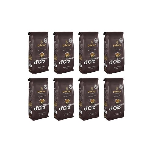 8x Dallmayr Espresso 1 kg ziarnista