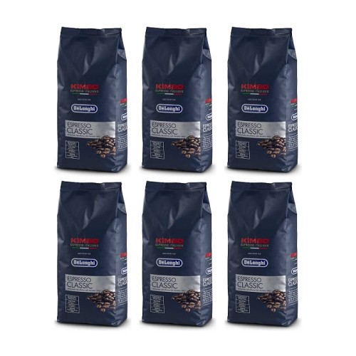 6x Kimbo Delonghi Classic 1 kg ziarnista