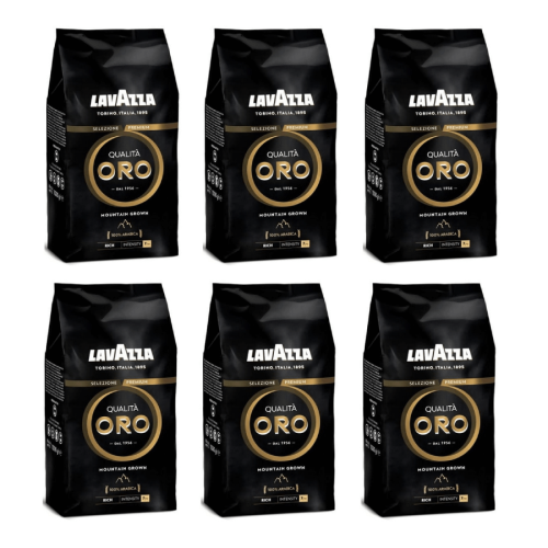 6x Lavazza Oro Mountain Grown 1 kg ziarnista