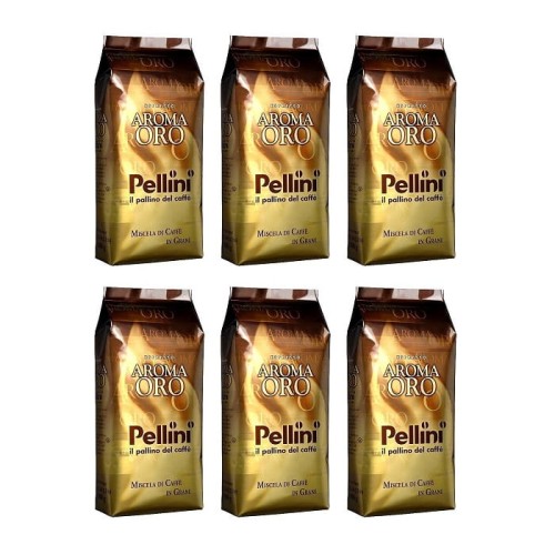 6x Pellini Aroma Oro 1 kg ziarnista