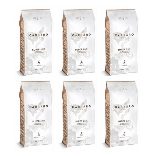 6x Carraro Super Bar 1 kg ziarnista