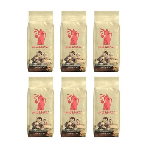 6x Hausbrandt Espresso Nonnetti 1 kg ziarnista