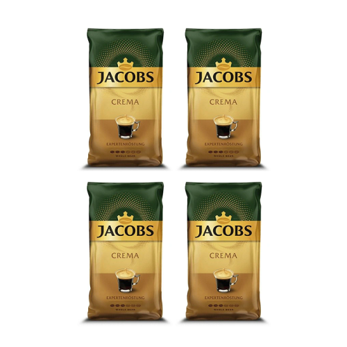 4x Jacobs Experten Crema 1 kg ziarnista