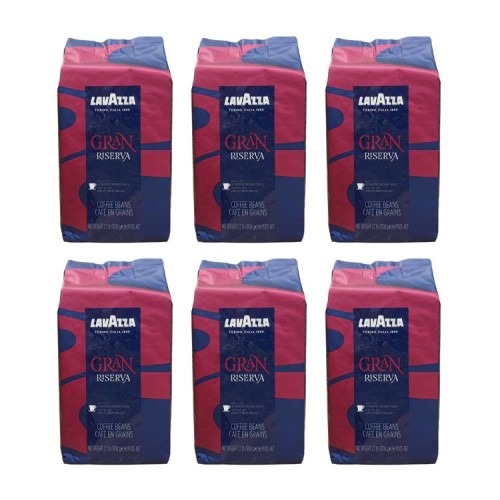6x Lavazza Gran Riserva 1kg ziarnista