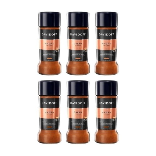 6x Davidoff Crema Intensa 90 g rozpuszczalna