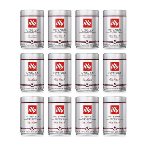 12x Illy Intenso 250 g ziarnista puszka