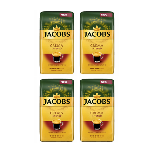 4x Jacobs Experten Crema Intenso 1 kg ziarnista