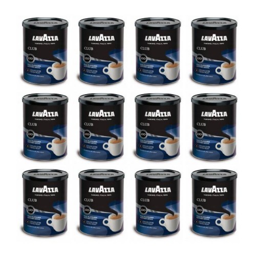 12x Lavazza Club 250 g mielona (puszka)