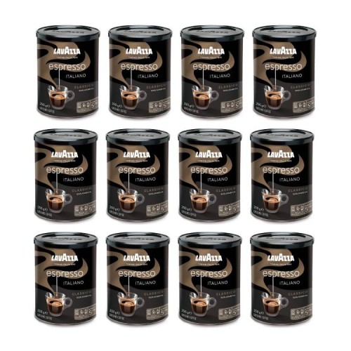 12x Lavazza Espresso It. Classico 250 g mielona (puszka)