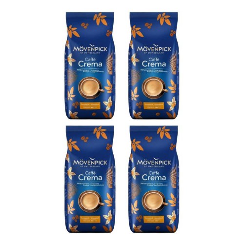 4x Movenpick Crema 1 kg ziarnista