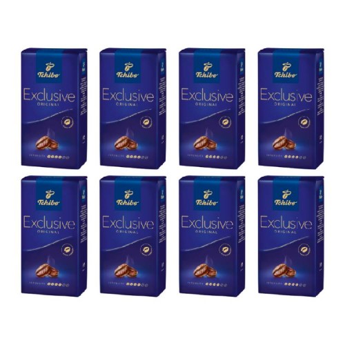 8x Tchibo Exclusive Original 1kg ziarnista