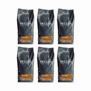 6x Pellini Cremoso 1 kg whole bean