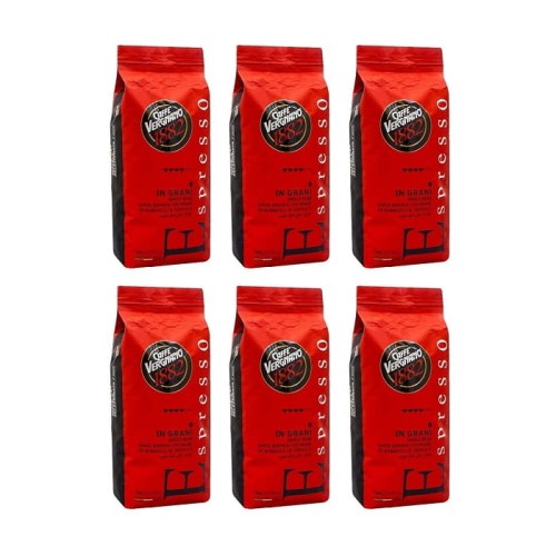 6x Vergnano Espresso 1 kg ziarnista