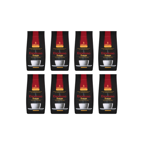 8x Dallmayr Espresso Grande 1 kg ziarnista