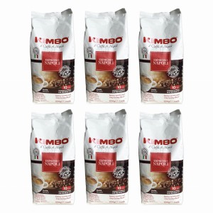 6x Kimbo Napoletano 1 kg whole bean