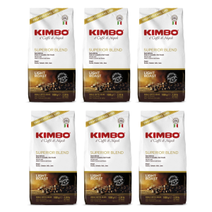 6x Kimbo Superior 1 kg whole bean