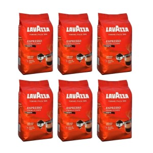 6x Lavazza Crema Gusto Forte 1 kg whole bean