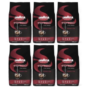 6x Lavazza Espresso Italiano Aromatico 1kg whole bean