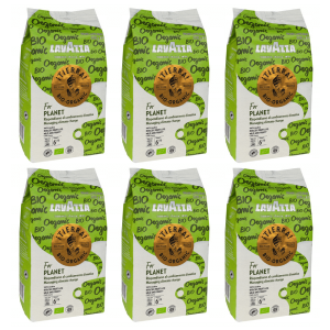 6x Lavazza Tierra Bio For Planet 1kg whole bean