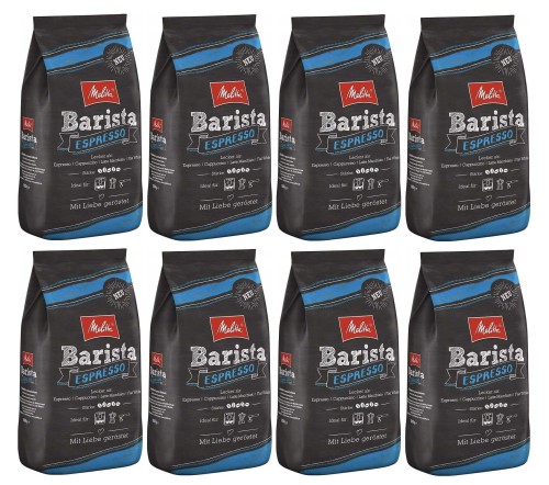 8x Melitta Barista Espresso 1 kg ziarnista