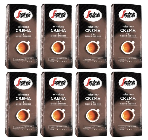8x Segafredo Selezione Crema 1kg ziarnista