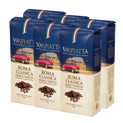 6x Vaspiatta Roma Classica 1kg ziarnista