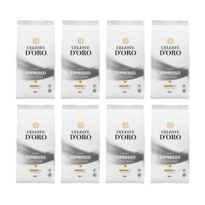8x Celeste D’Oro Finest Espresso 1kg whole bean
