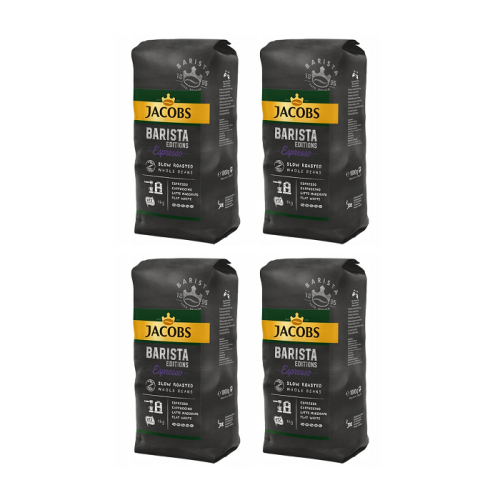 4x Jacobs Barista Espresso 1 kg ziarnista