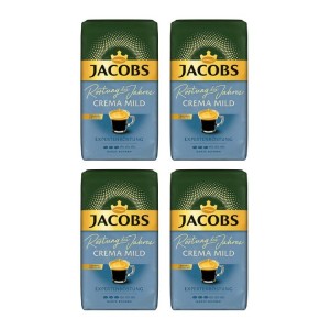 4x Jacobs Experten Crema Mild 1kg ziarnista