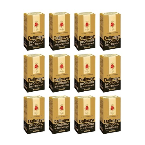 12x Dallmayr Entcoffeiniert 500 g mielona